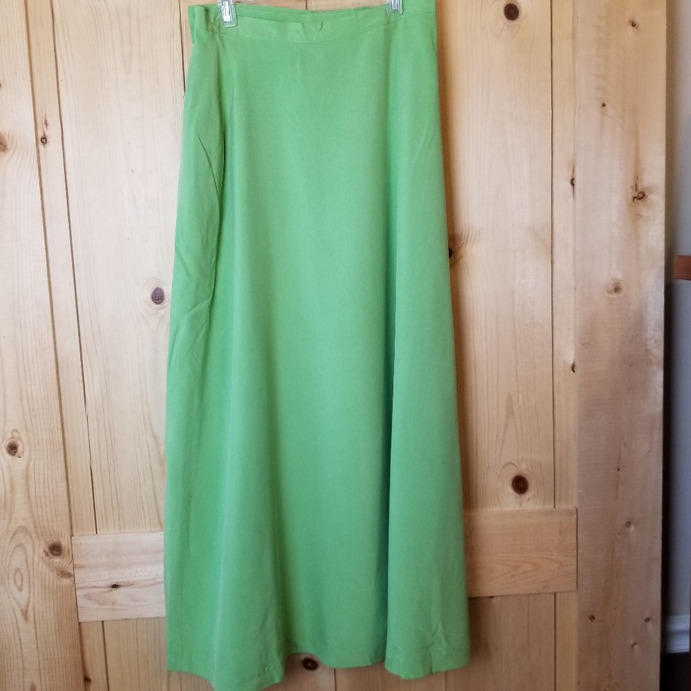 J. Crew Silk Lined Wrap Midi Skirt